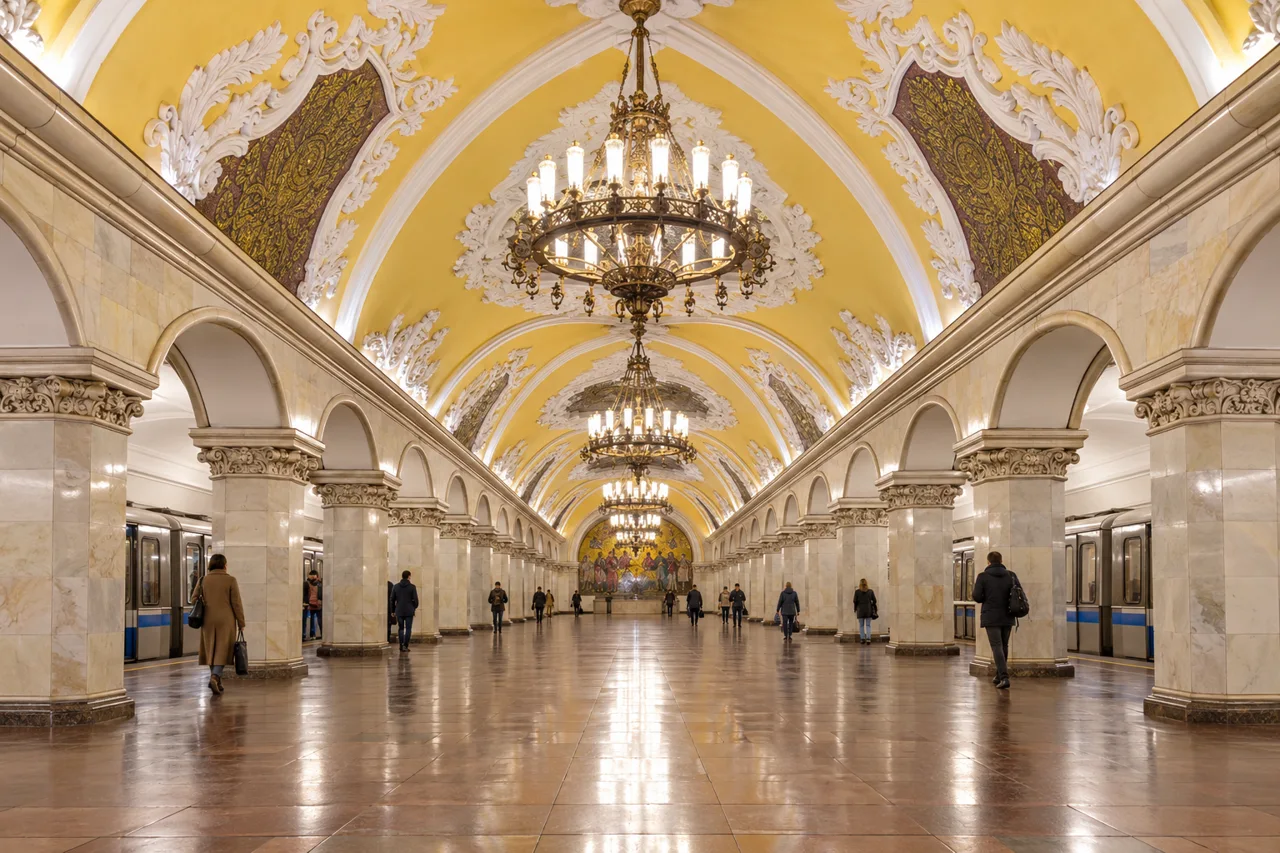 In the city: metro and walking
