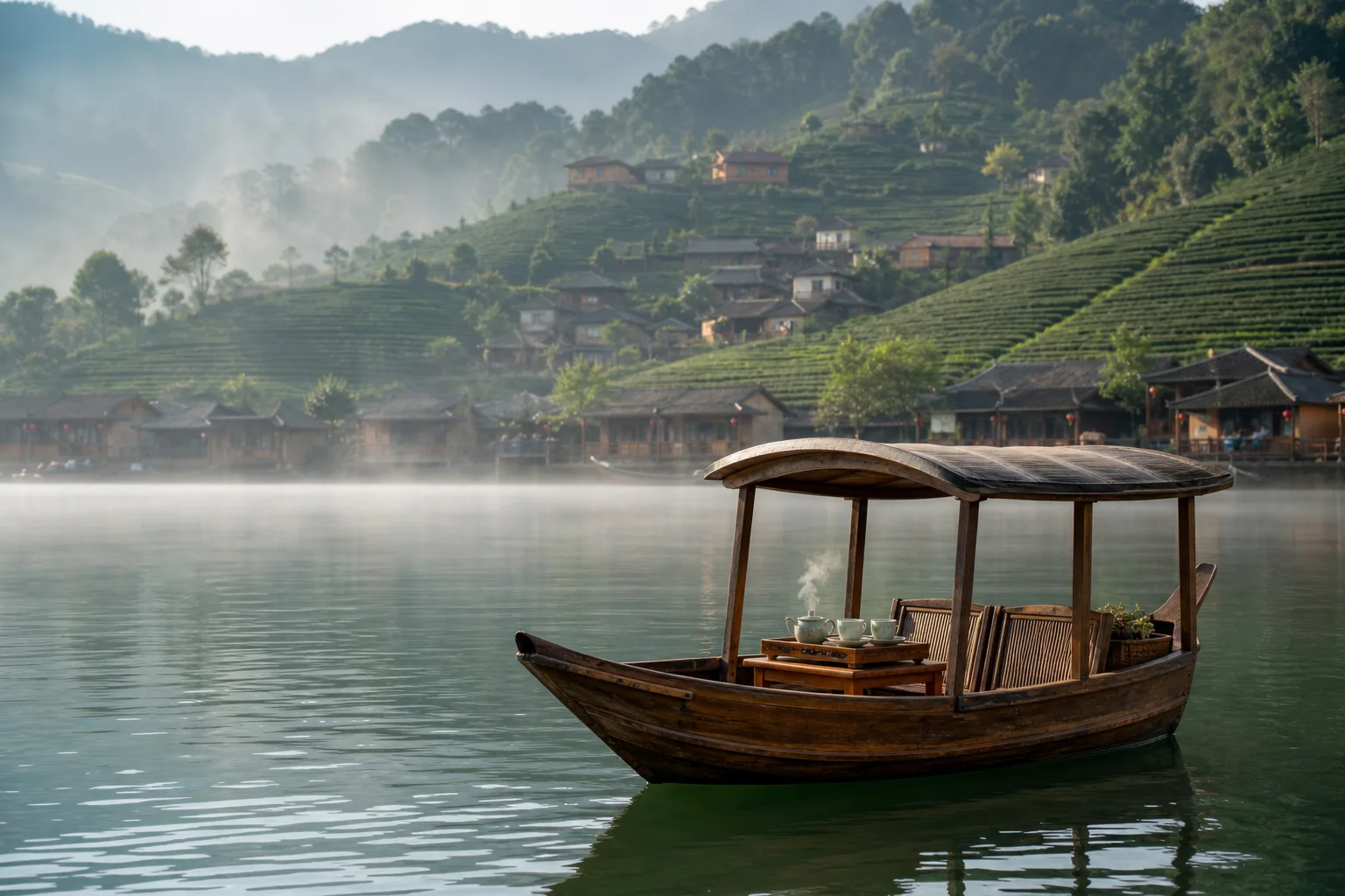 An Overnight Tea-Lake Stay in Ban Rak Thai