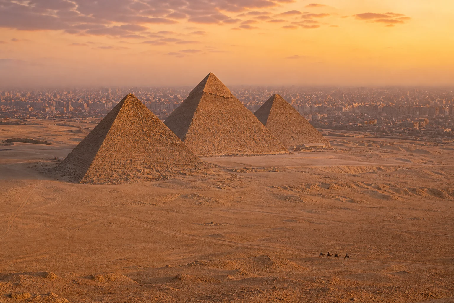Giza Pyramids & Sphinx