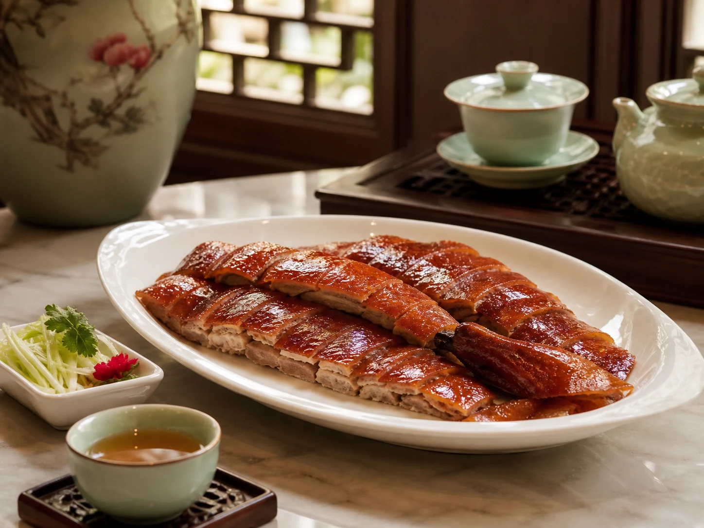 广式烧鹅特色餐参考图