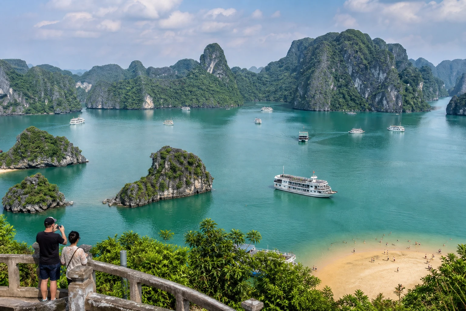 下龙湾 → 河内