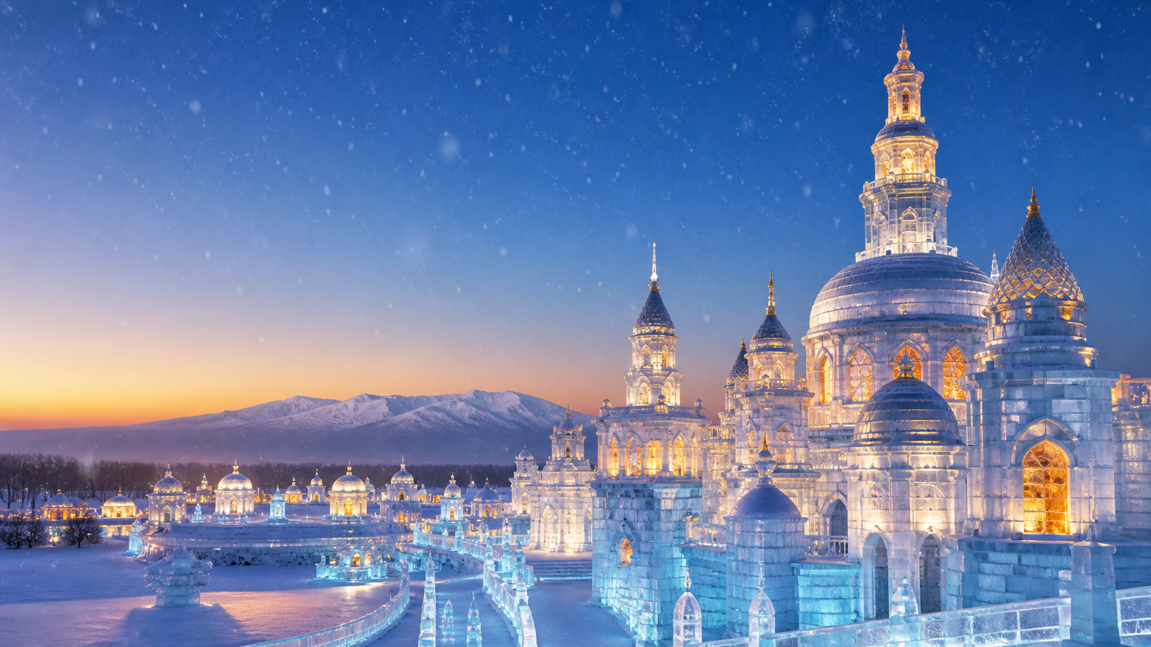 9D7N Harbin · Changbai Mountain · Snow World