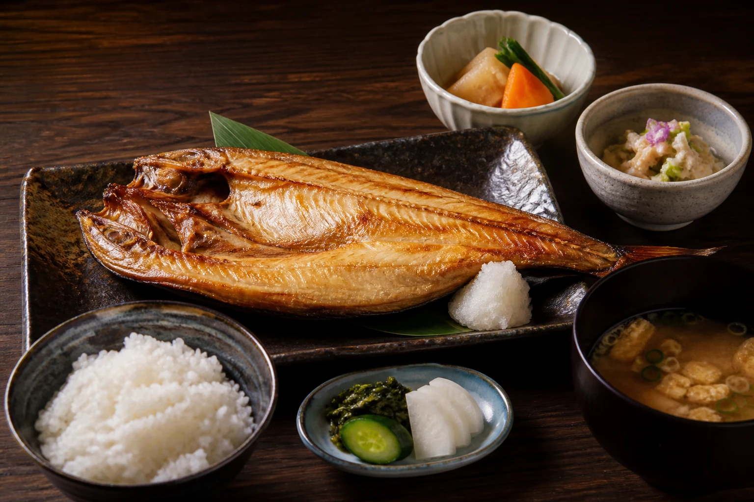 Japanese Grilled-Fish Set