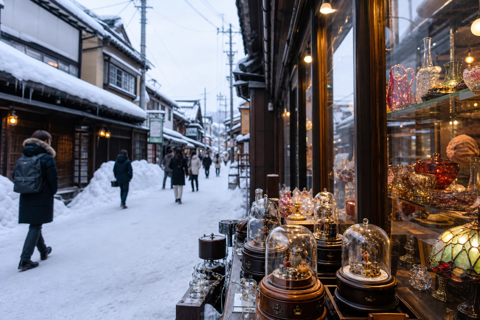 LAKE TOYA AREA → OTARU → SAPPORO