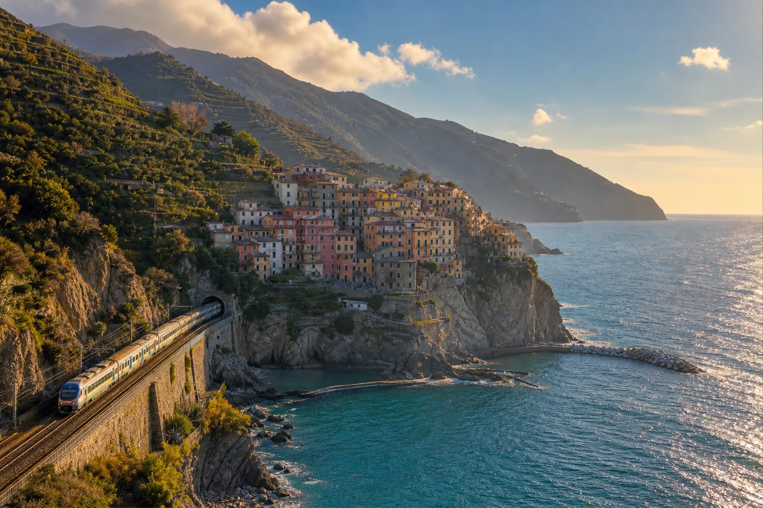 Cinque Terre Coastal Rail