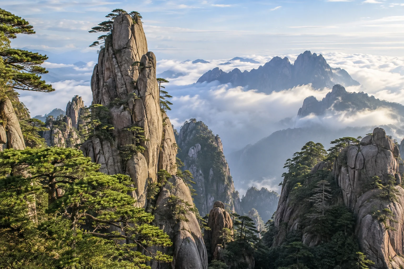 三清山・花岗岩峰林