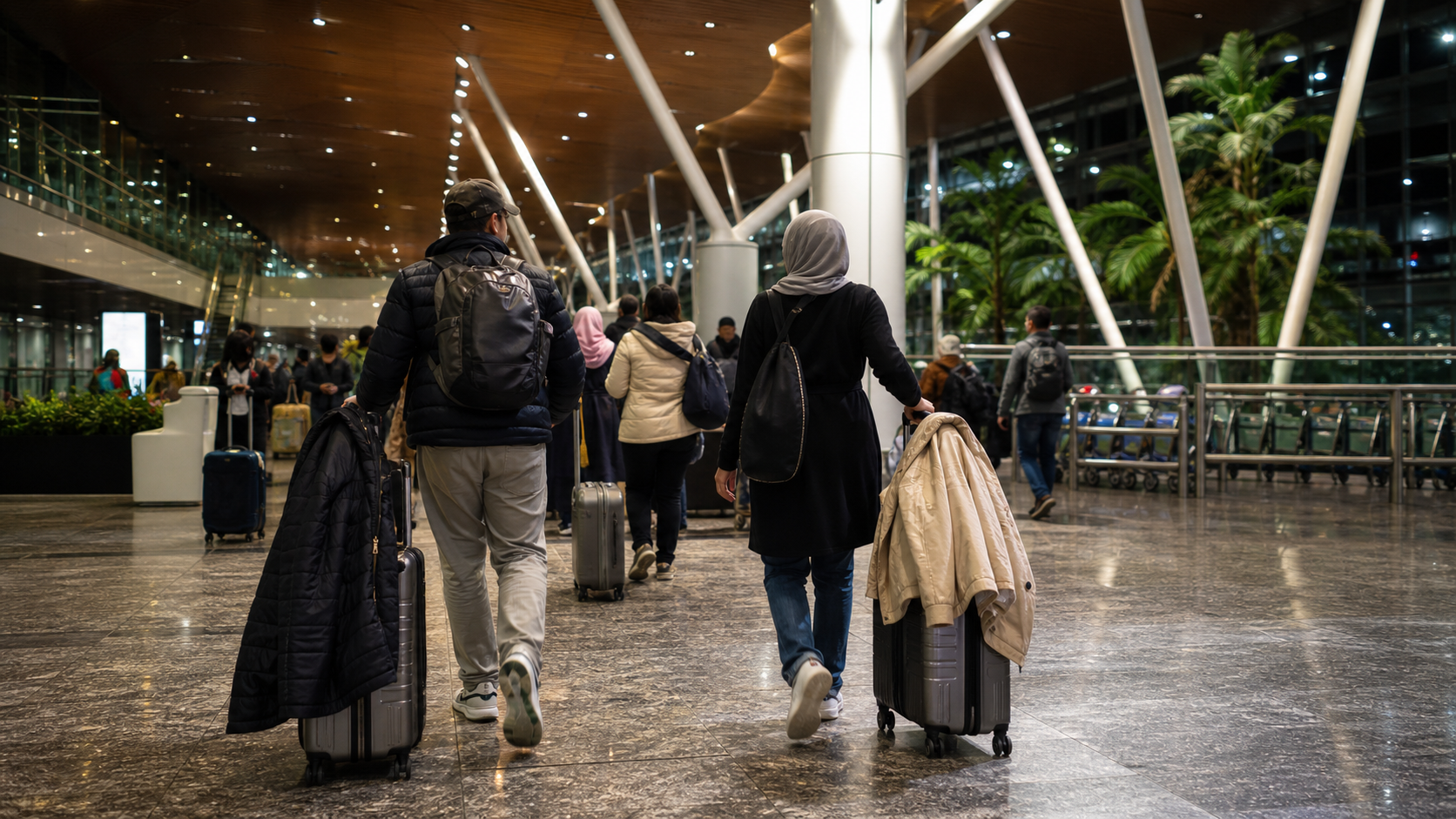 ARRIVE IN KUALA LUMPUR