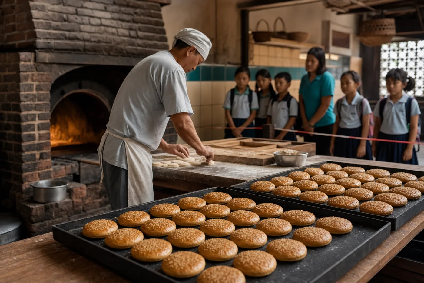 Traditional Ipoh heong peah biscuit workshop