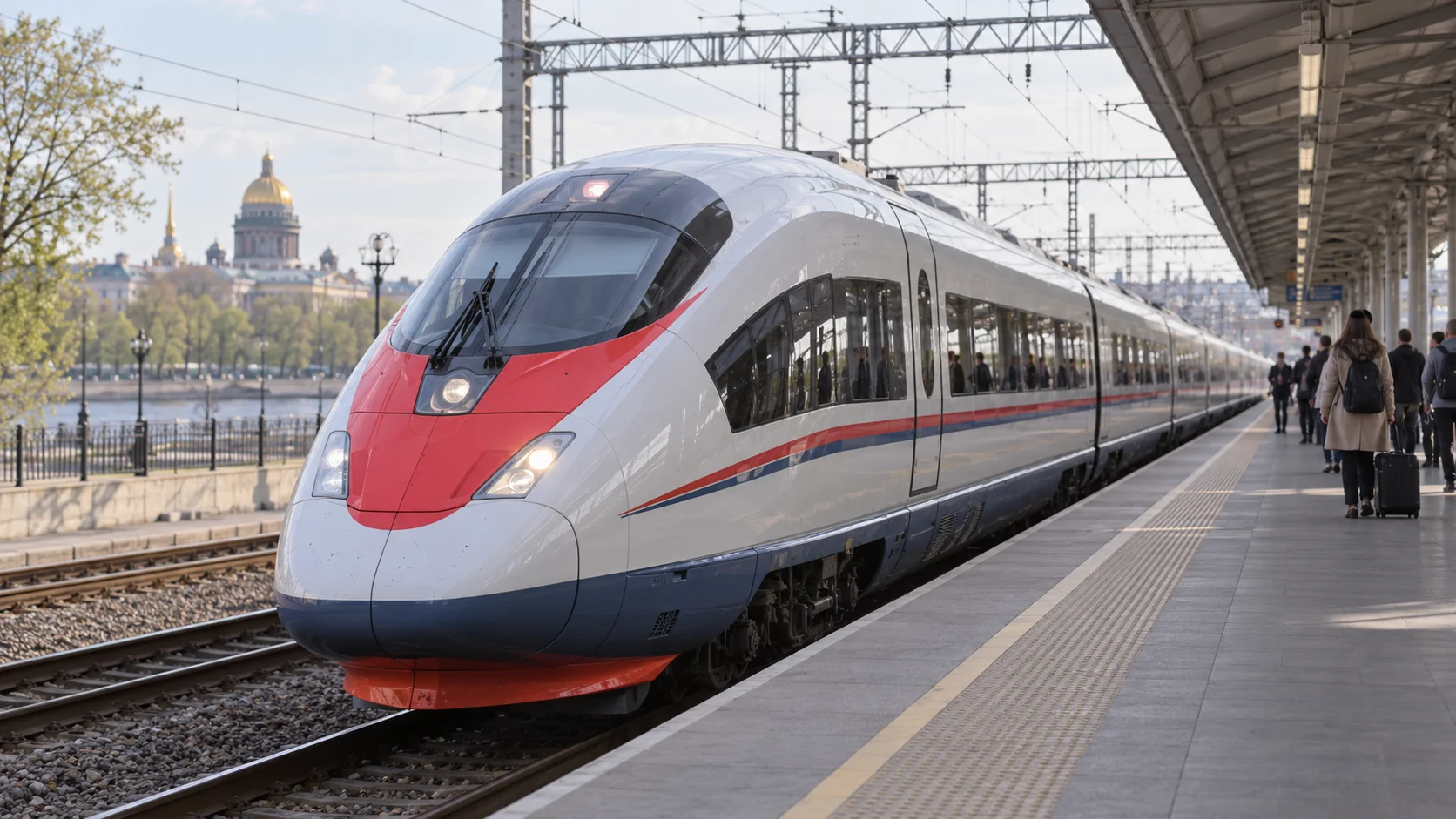 The Sapsan journey → Moscow