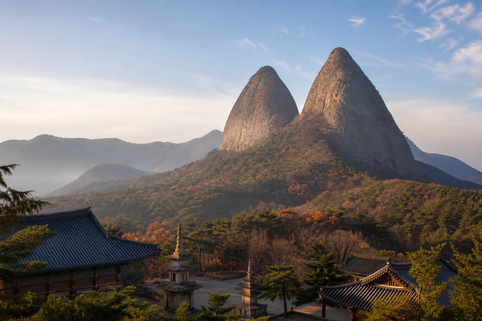 马耳山双峰与红参足浴