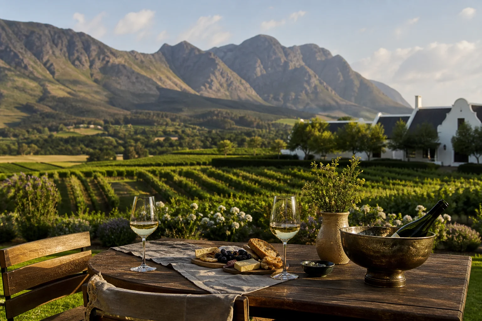 Cape Town → Franschhoek & Stellenbosch → Cape Town