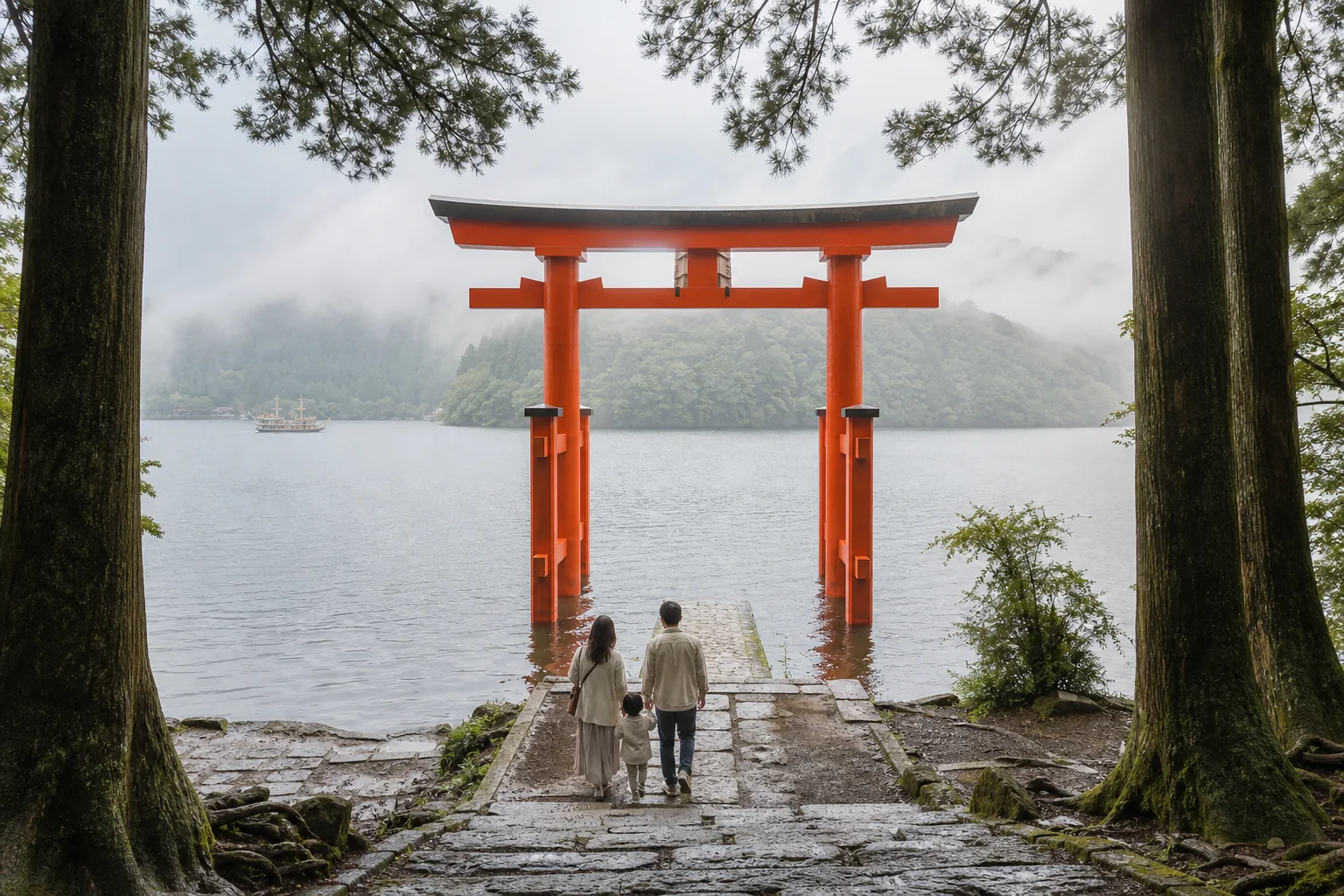 Lake Ashi, Hakone Shrine & Owakudani