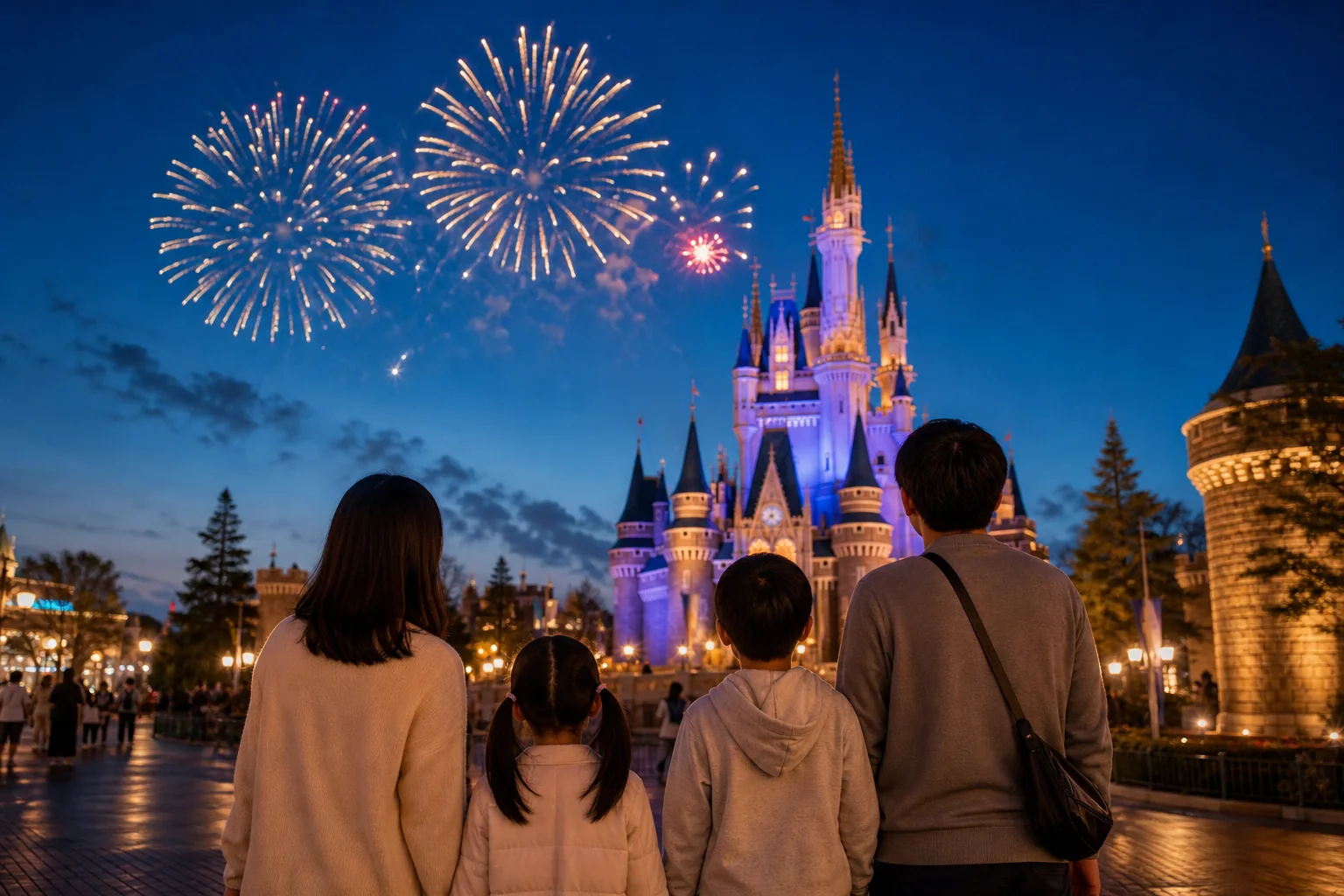 Tokyo Disneyland & Evening Fireworks