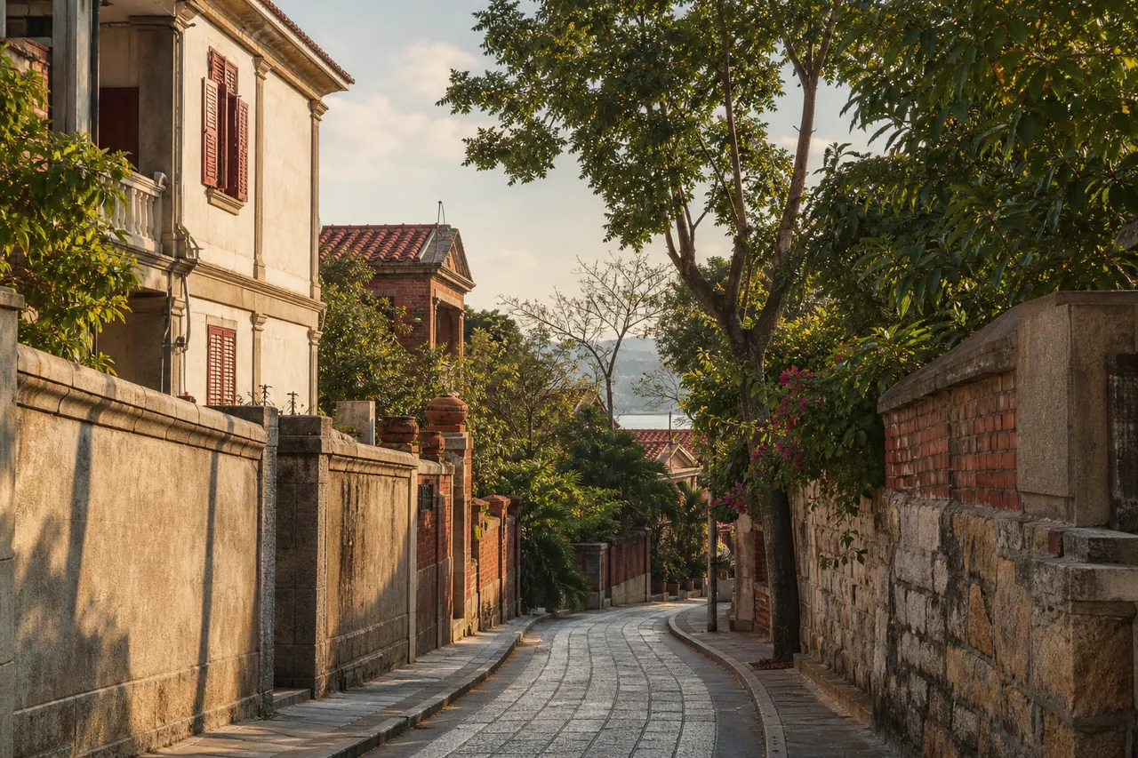 鼓浪屿历史建筑与最美转角 Gulangyu historic villas and curved lane