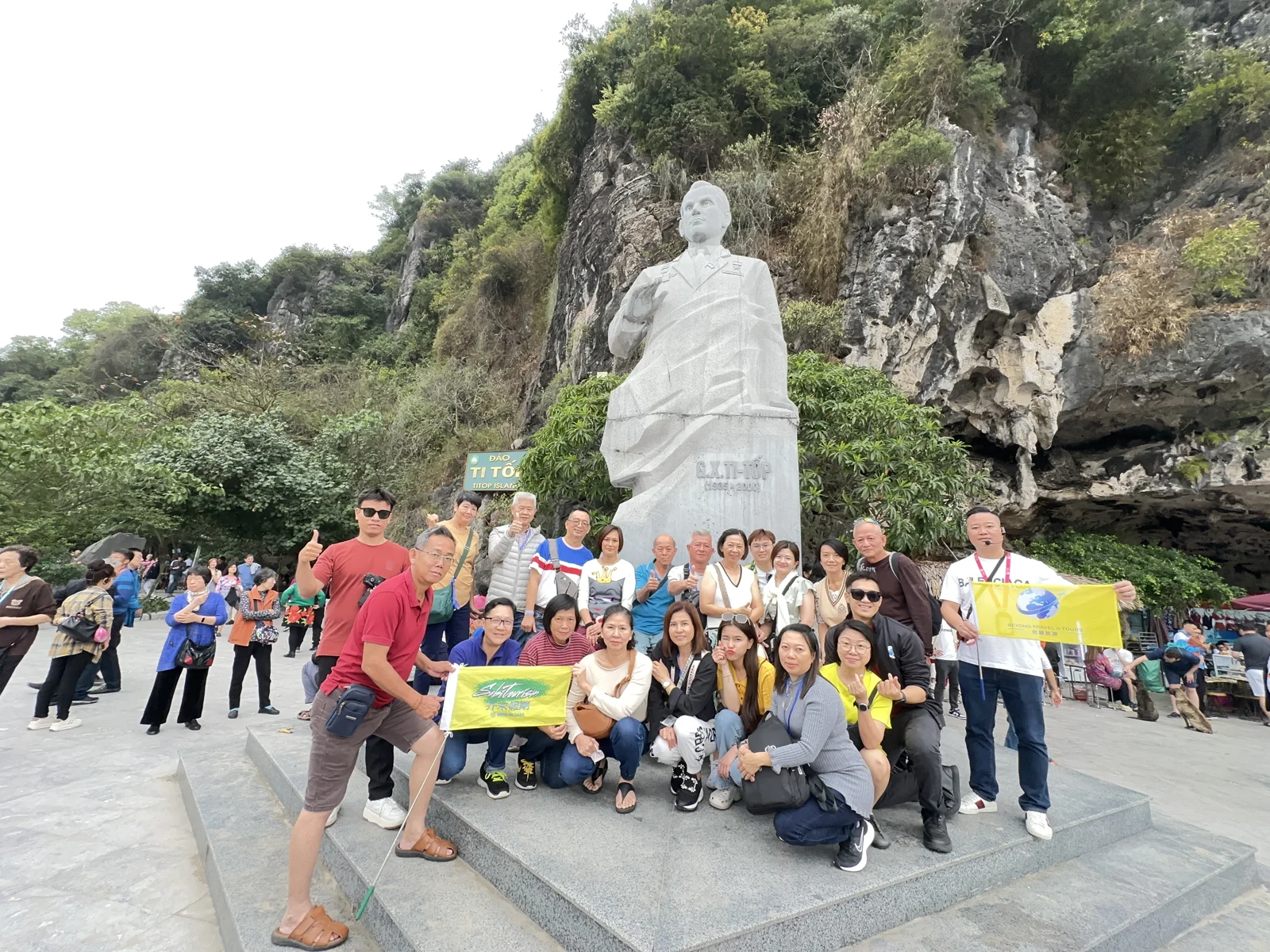 A large group photo from one of our tours