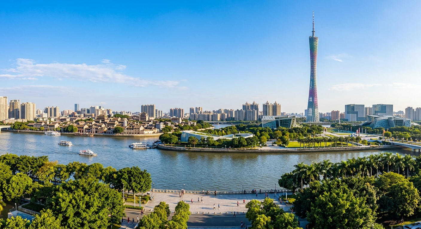 珠海(约2hr) 🚃 广州