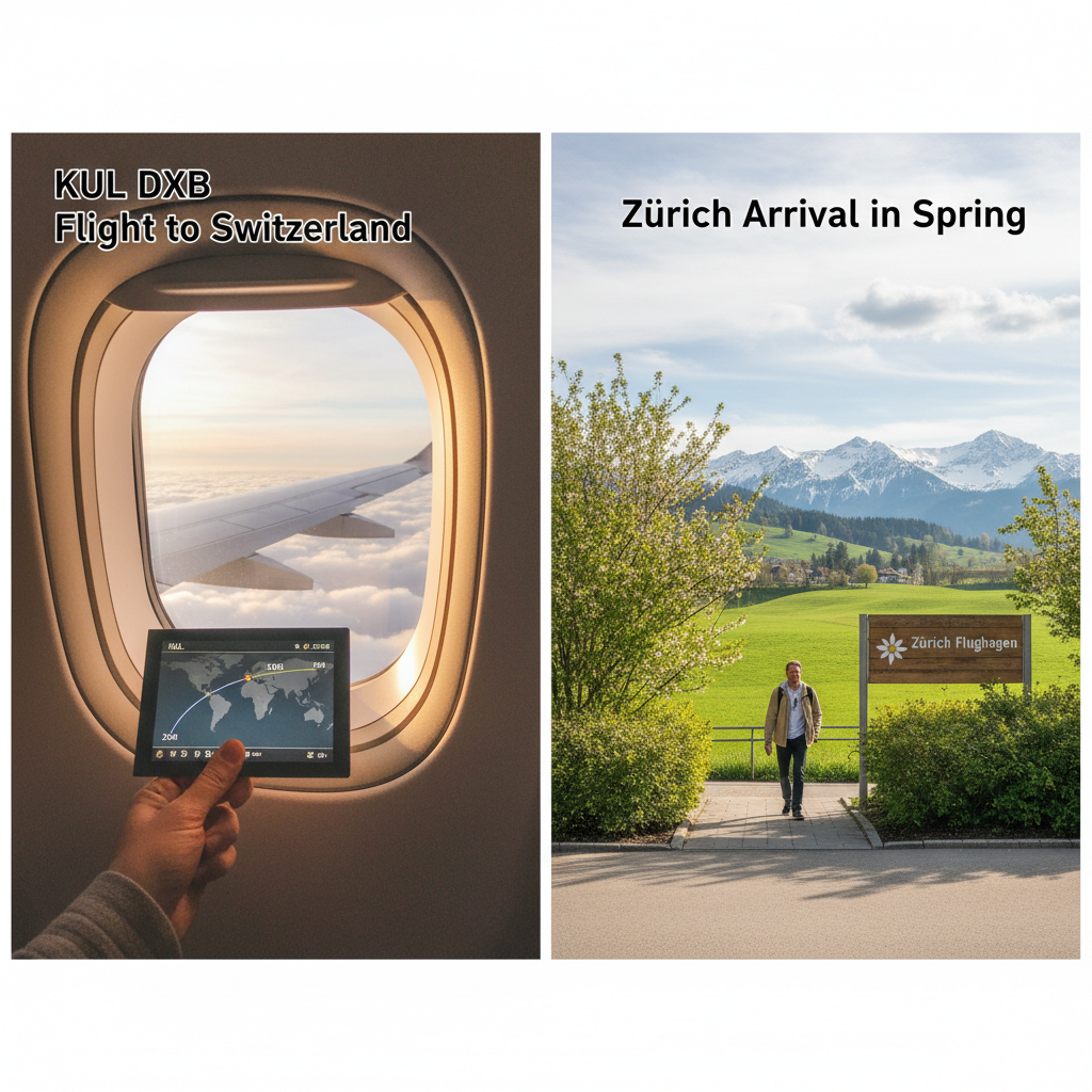 吉隆坡 ✈ 迪拜 ✈ 苏黎世