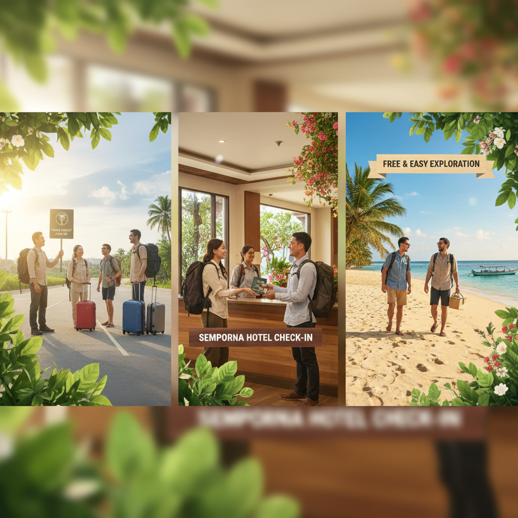 抵达斗湖 ✈ 仙本那