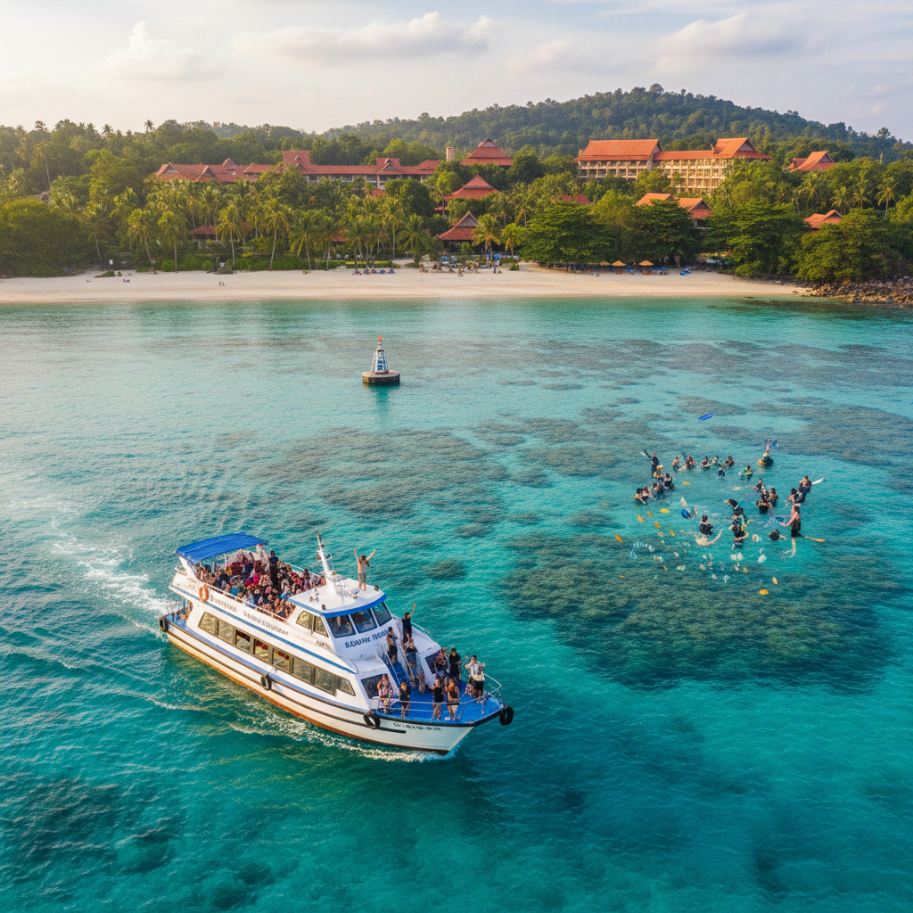 瓜拉登嘉楼 🚢 热浪岛 (海洋保护区浮潜)