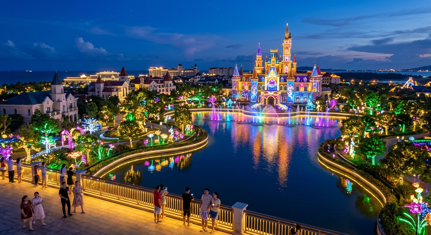 吉隆坡 ✈ 海口 / 海花岛 + 婚礼庄园灯光秀