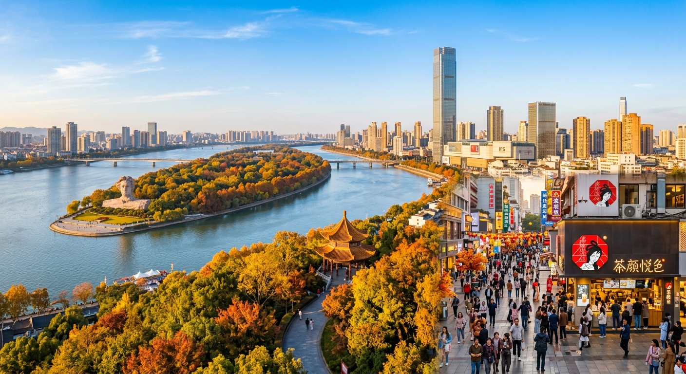 长沙市区游览 ✈ 出发回家