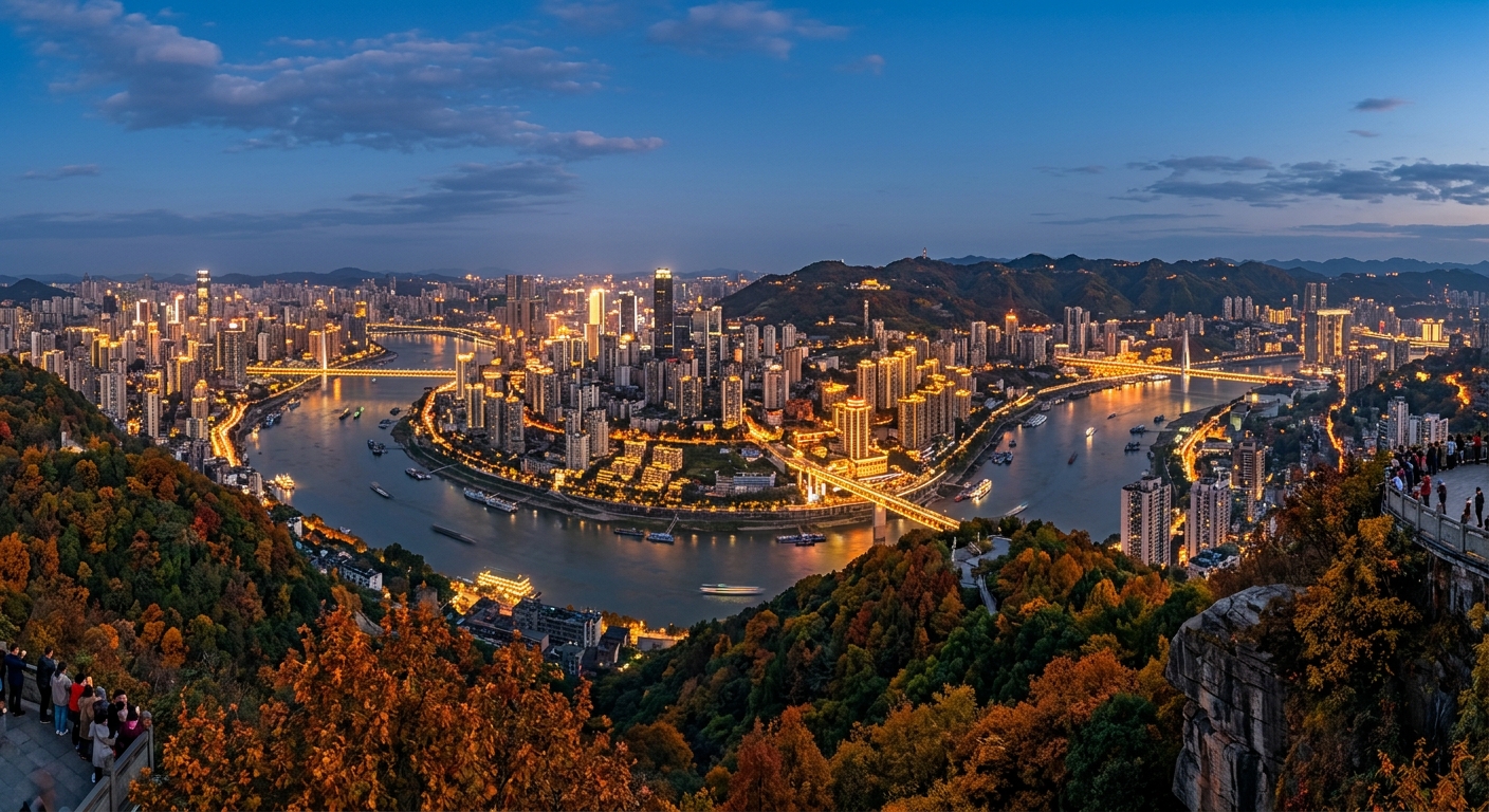 重庆山城夜景