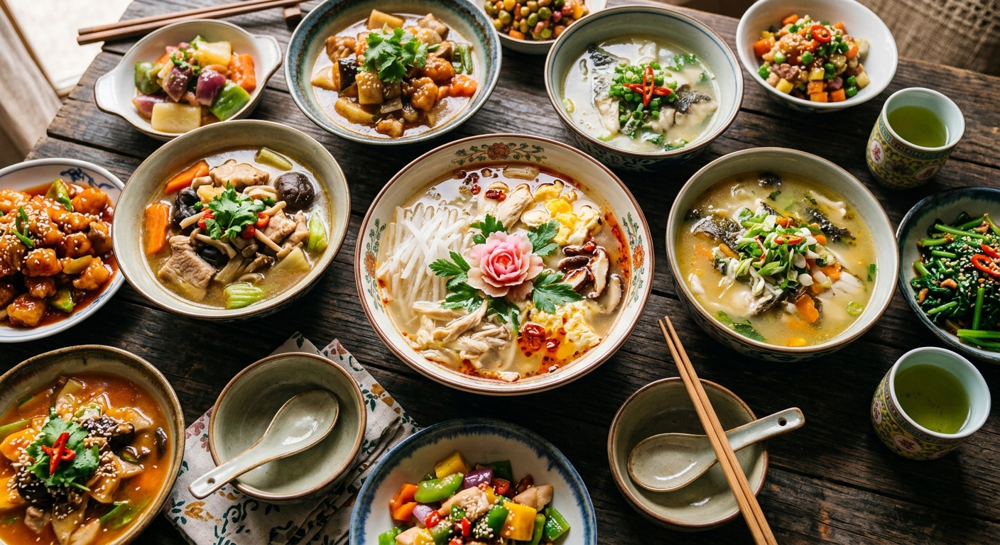 水席风味＋客家菜风味 Water Banquet + Hakka