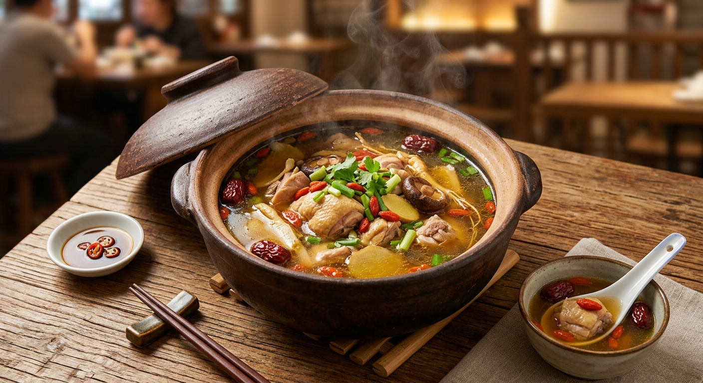 汽锅鸡风味 Steam Pot Chicken