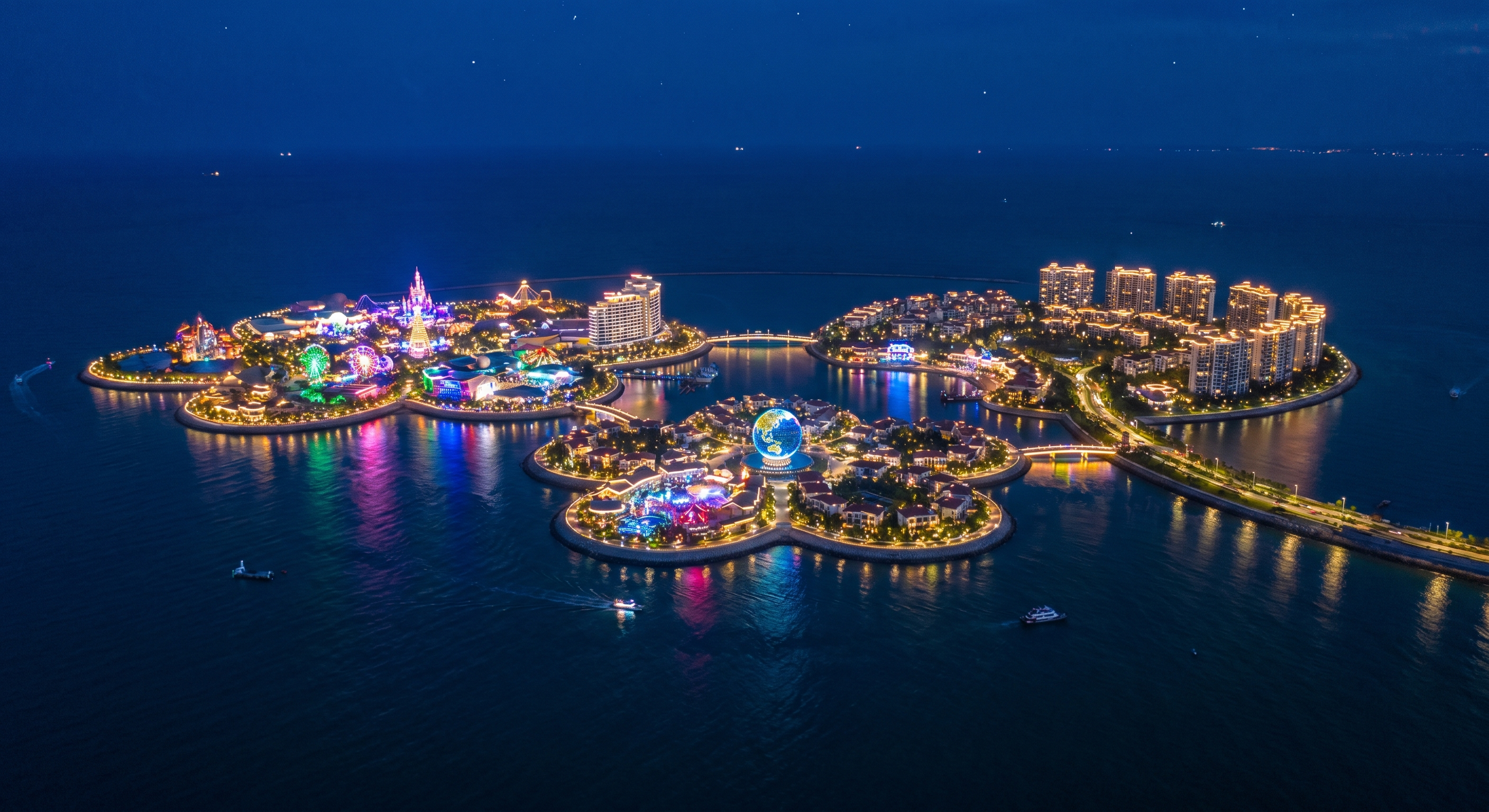 海花岛夜景